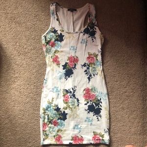 ⚡️🌹White Floral Dress🌹